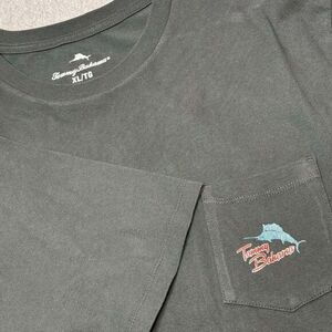 Tommy Bahama‎ The Wheel Deal Adult Size XL Black Golf Tshirt